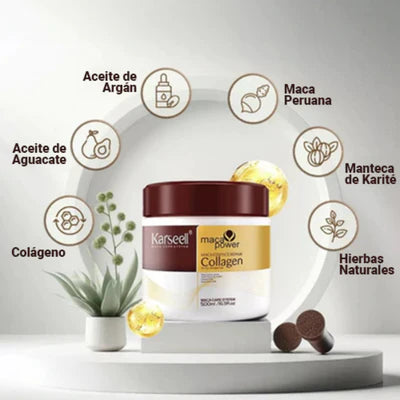 ¡MASCARILLA CAPILAR KARSEELL: Renueva y Revitaliza tu Cabello![Hidratación, Controla el Frizz, Alinea y Alisa]